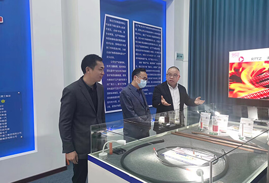 荊門市科技局王展歐局長來公司檢查、指導(dǎo)工作