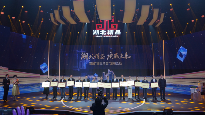 湖北省人民政府盛閱春副省長親自給湖北艾克電纜頒獎(jiǎng)授牌！